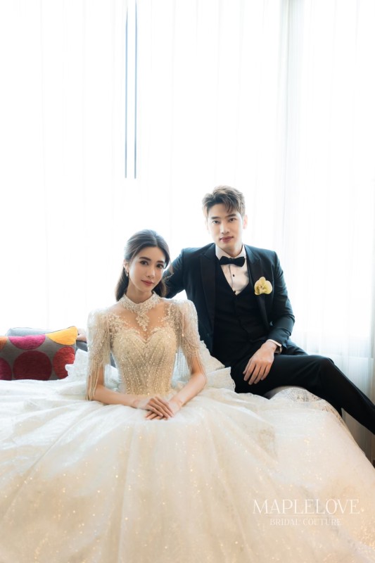 Wedding photo of ถ่ายแบบ and ไอซ์ อธิชนัน ศรีเสวก และ แชป วรากร ศวัสกร